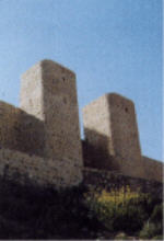Torreones de la entrada al castillo